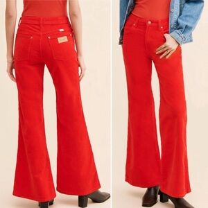 WRANGLER The Wanderer High Rise Flare Corduroy Pant